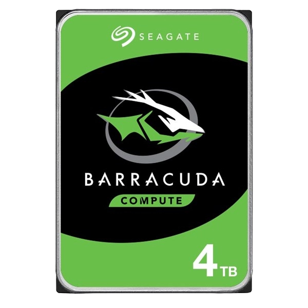 Image of "4TB Seagate BarraCuda 3.5"" SATA III Hard Drive - 5400RPM, 256MB Cache"